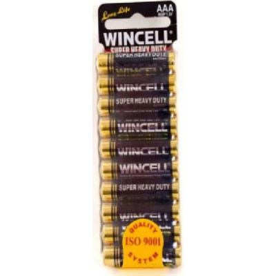 Wincell Super Heavy Duty AAA Shrink 10Pk Battery