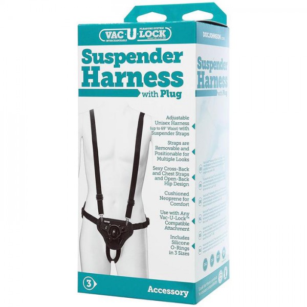 Adjustable Suspender Harness with Plug
