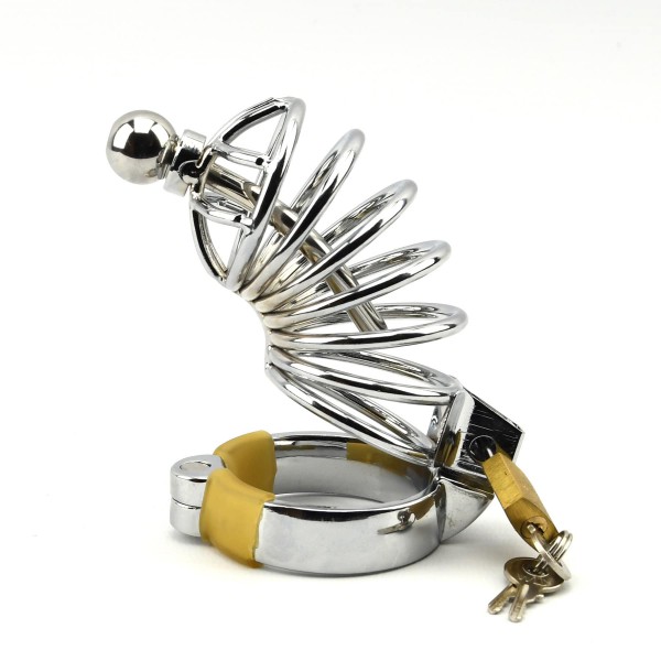Impound Corkscrew Male Chastity Device with Penis Plug — image 7 of 8