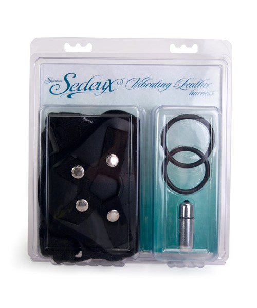 Sedeux vibrating leather harness