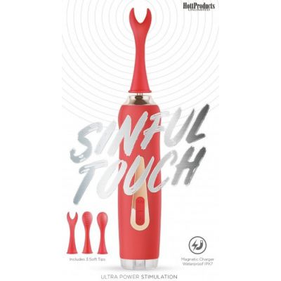 Sinful Touch Vibrator Red