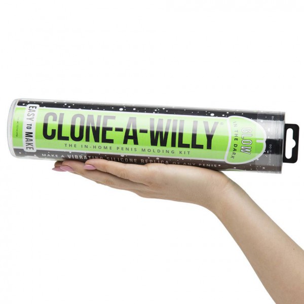 Clone-A-Willy Glow In The Dark Vibrator Moulding Kit Green