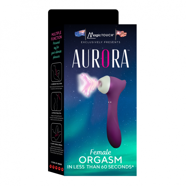 Magic Touch Aurora Clitoral Suction and G Spot Vibrator