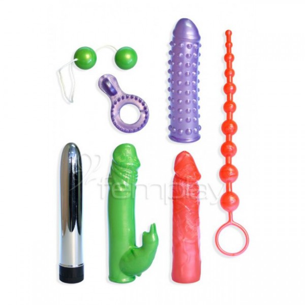 The Day Glow 7 Piece Sex Toy Kit