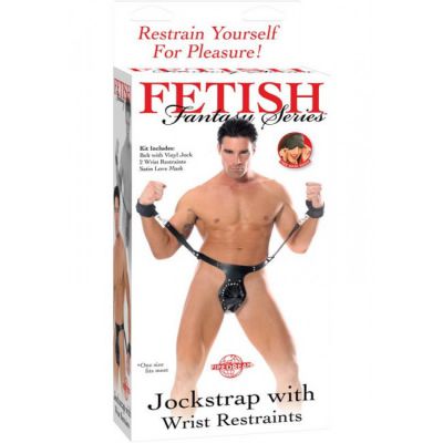 Fetish Fantasy Jockstrap with Wrist Restraints