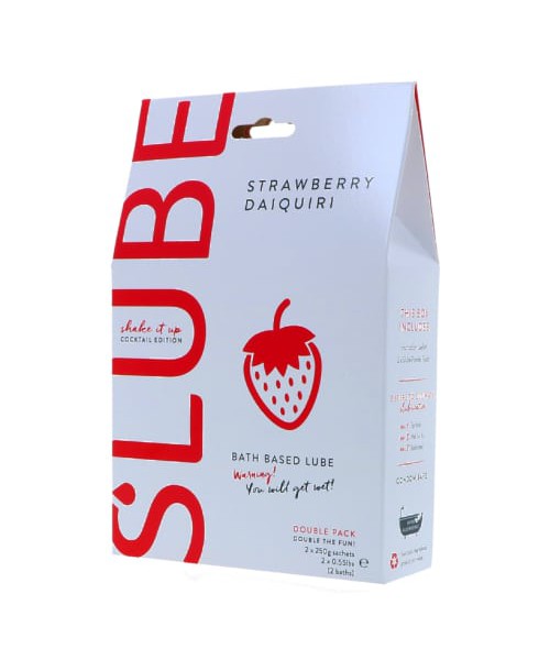 Slube Strawberry Daiquiri Water Based Bath Gel 500g
