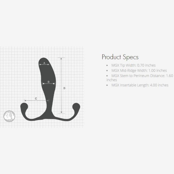 MGX Trident Prostate & Perineum Massager for Men by Aneros