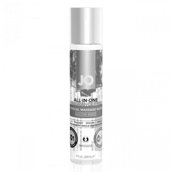 JO Unscented Massage Oil Transparent