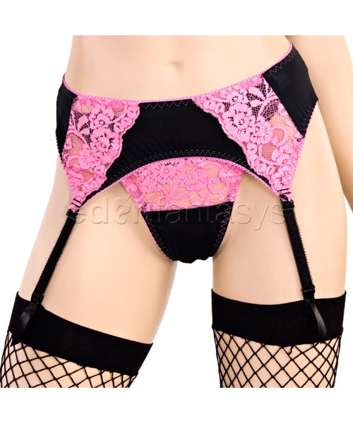 Fuchsia shelf bra set