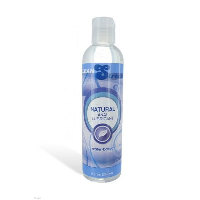 CleanStream Natural Water Based Anal Lubricant 8 oz 236ml