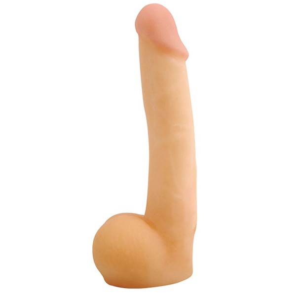 6" Cyberskin Cyber Realistic Dildo with Balls