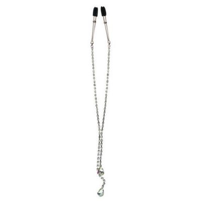 Midnight teardrop nipple clips