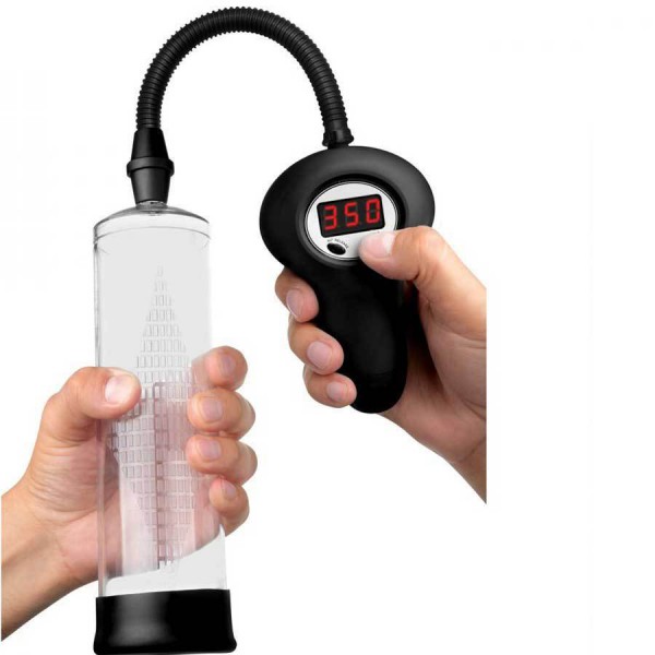 The EZ Automatic Digital Penis Pump and Gauge by Lynk Pleasure