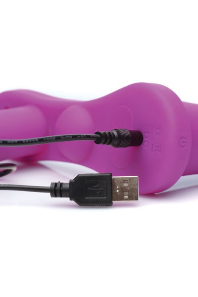 Strap U 9.5" Vibrating Strap-On With Harness & Remote