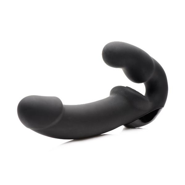 Urge Strapless Strap On With Remote Black