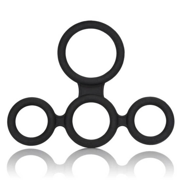 Big Man's Spreader Silicone Erection and Scrotum Enhancing Cock Ring — image 4 of 6