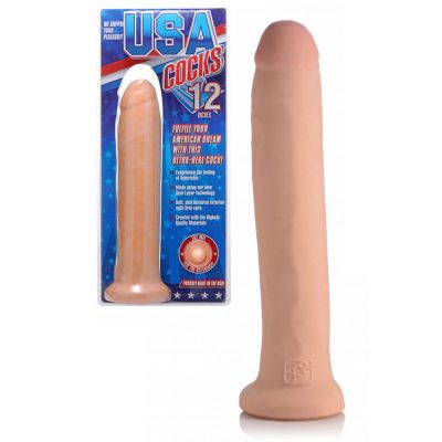 USA Cocks Dual Layer 12 Realistic Dildo with Suction Cup