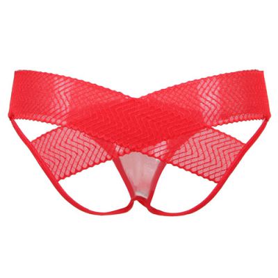 Easy access crotchless panty