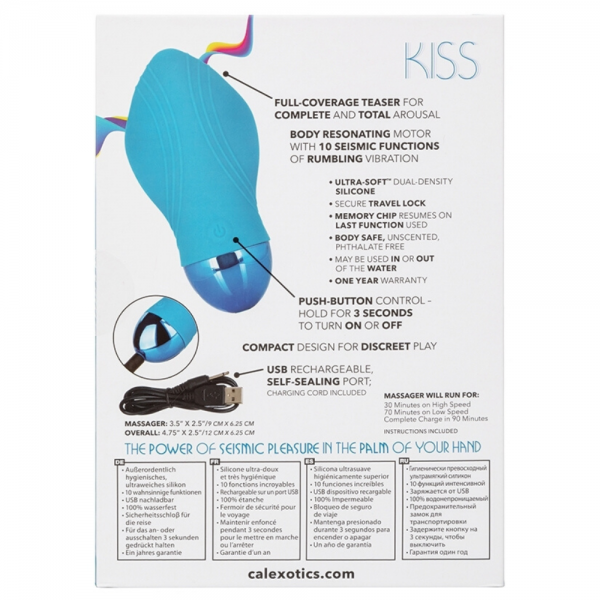 CalExotics Tremble Kiss Dual Density Silicone Massager