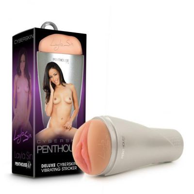 Penthouse Deluxe Cyberskin Vibrating Stroker Layla Sin
