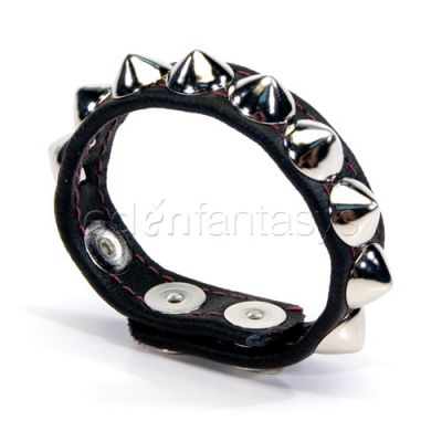 Conical studded cock strap