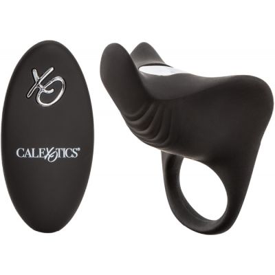 Silicone Rechargeable Remote Pleasurizer Black