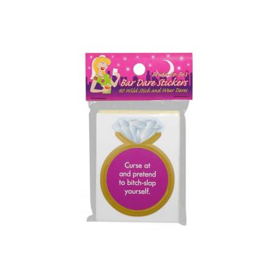 Bride to Be s Bar Dare Stickers