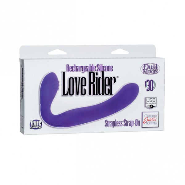 CalExotics Love Rider - Purple - Rechargeable Strapless Strap On