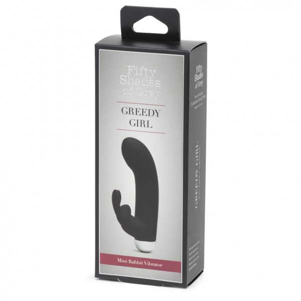 Fifty Shades Greedy Girl 5.5" Mini Rabbit Vibrator
