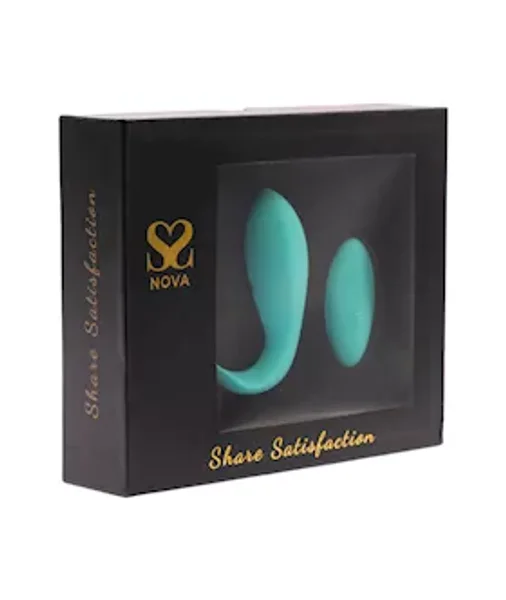Share Satisfaction Nova Rc Wearable Vibrator - Teal — image 12 of 14