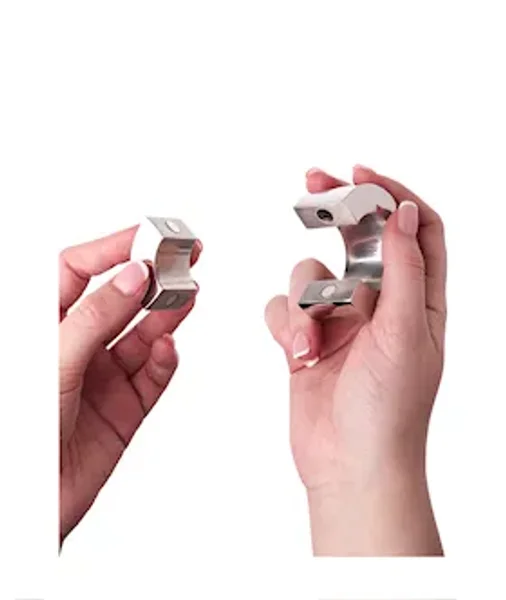 Kink Range Stainless Steel Large Wide Magnetic Ball Stretcher - 1.3 Inch - Silver - 30mm — image 3 of 5