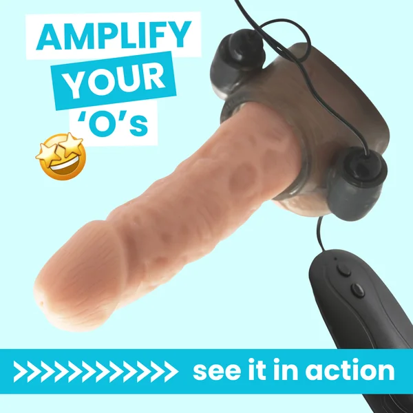 Scrotum & Testicle Tension Dual Vibrating Cock Ring — image 8 of 15