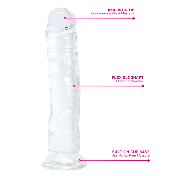 Ultra Lifelike Clear Suction Cup Dildo — image 13 of 13