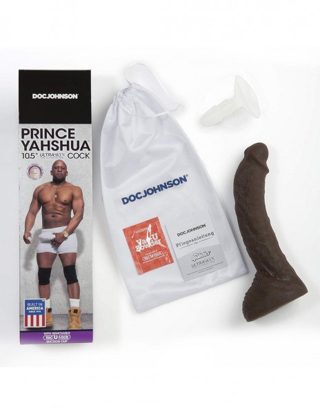 Vac-U-Lock Prince Yahshua 10.5 Inch Ultraskyn Cock