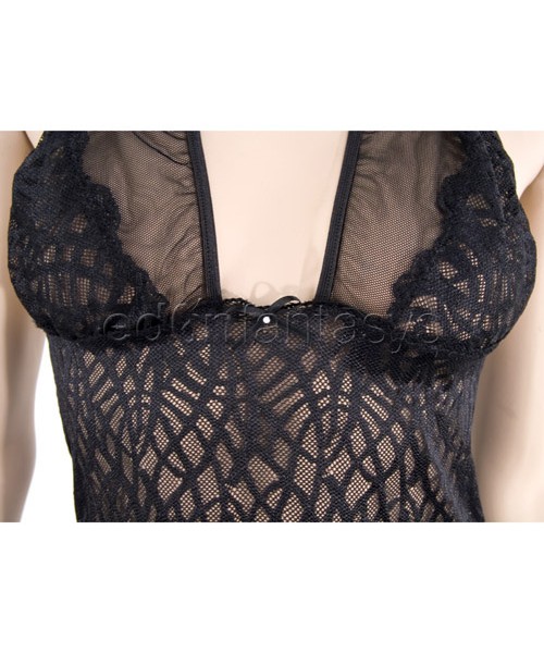 Mosaic lace babydoll