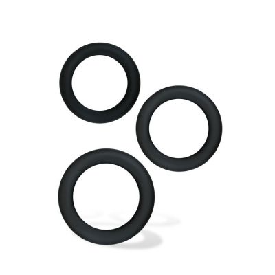 nsnovelties Pack of 3 Stretchy Silicone Cock Rings