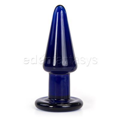 Cobalt blue anal plug