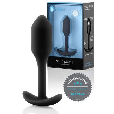 B Vibe Weighted Silicone 3 4 Snug Butt Plug 1 55g