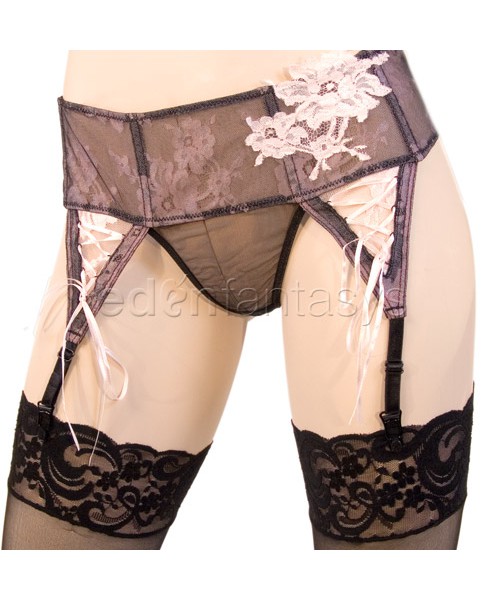 Lace flower gartini set