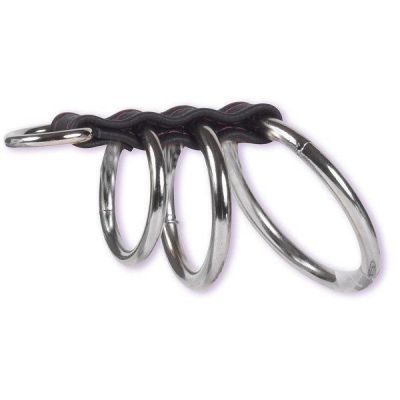 3 Gates of Hell Metal Cock Ring