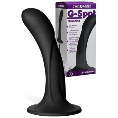 Doc Johnson Vac U Lock G Spot 6 5 Silicone Dildo