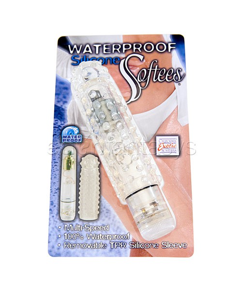 Waterproof silicone softees clear — image 3 of 3