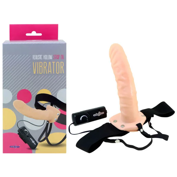 Realistic Hollow Strap-On Vibrator — image 6 of 6