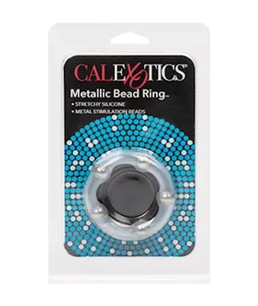 Metallic Bead Ring - Clear — image 7 of 8