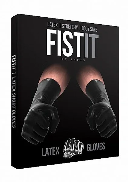 FIST-IT Latex Short Gloves - Black — image 8 of 9