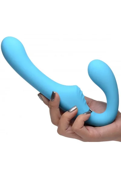 Strap U Vibrating 8.4" Strapless Strap On With Remote — image 9 of 12