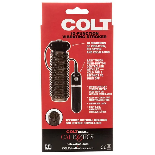 Colt 10 Function Vibrating Stroker | Multispeed Male Masturbation Sleeve — image 12 of 12