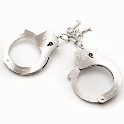 Fifty Shades You are Mine Metal Handcuffs