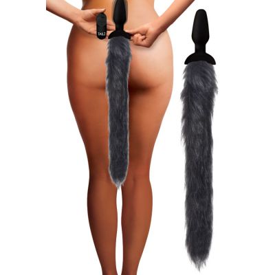 Tailz Vibrating Fox Tail 5 Butt Plug With Remote