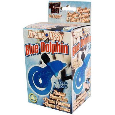 Xtreme Xtasy Blue Dolphin Cockring